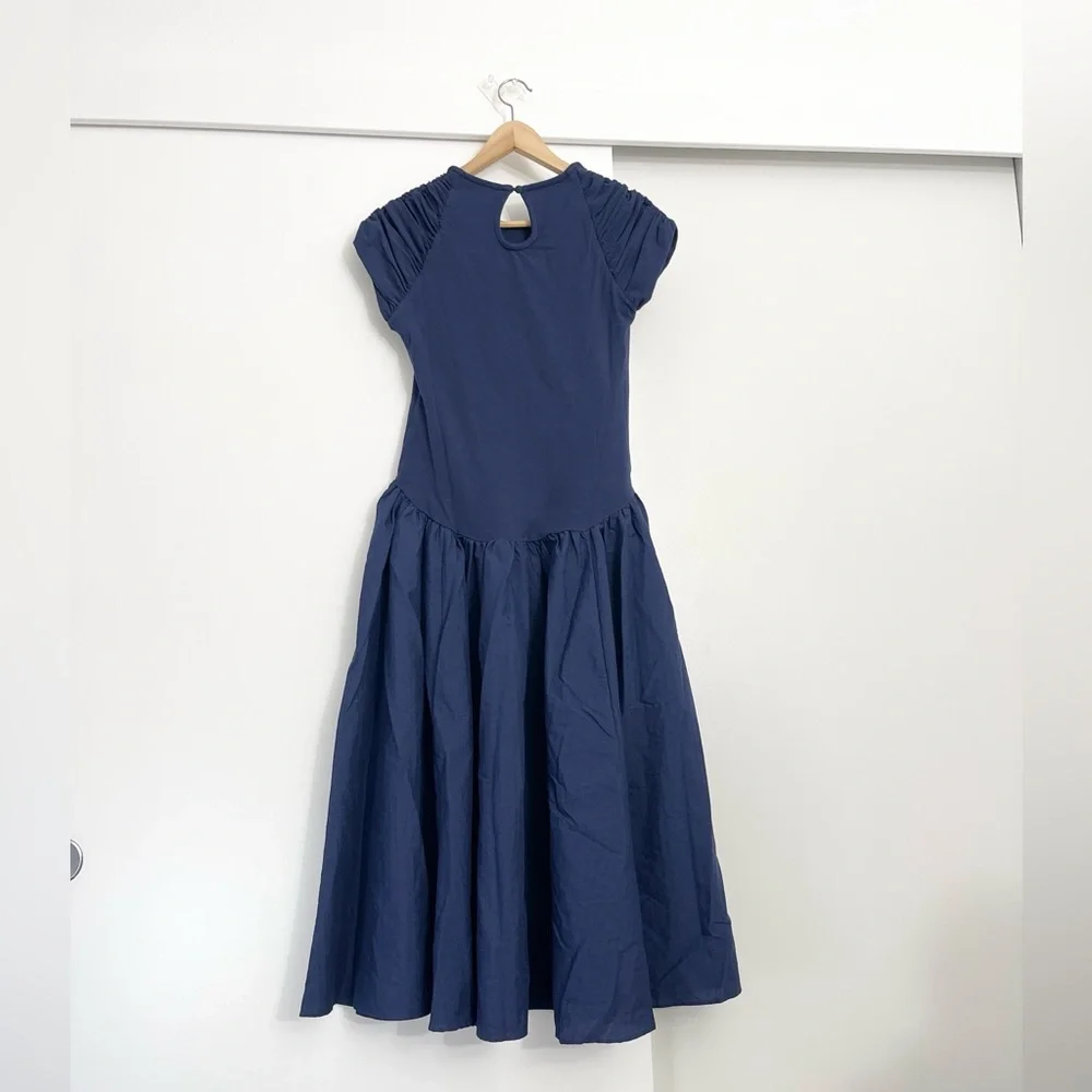 NWOT Free People Afternoon Elegance Midi Drop Waist Dress Size Medium - Picture 7 of 13